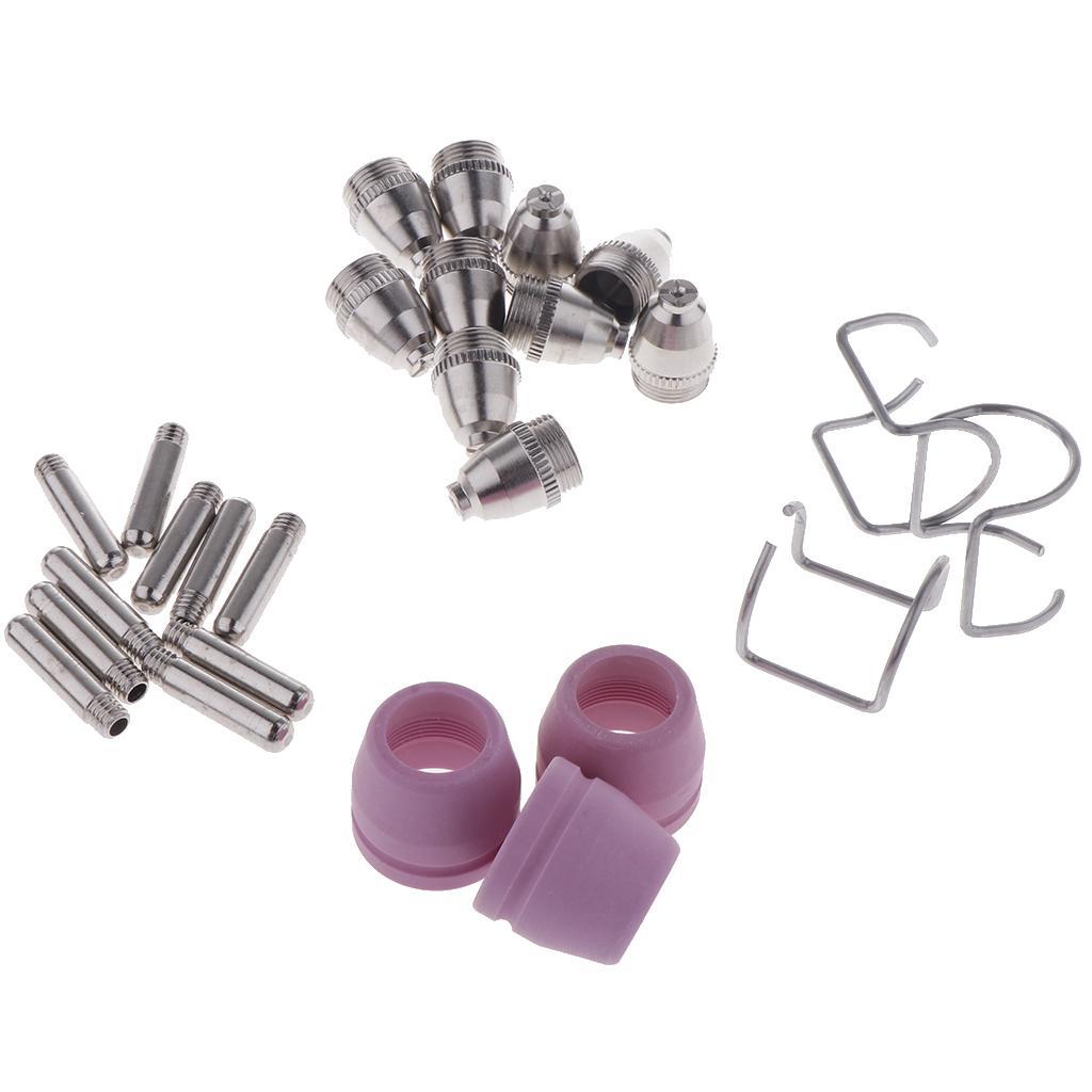 26 Pieces SG55/AG60 Plasma Cutter Torch Consumables Accessories
