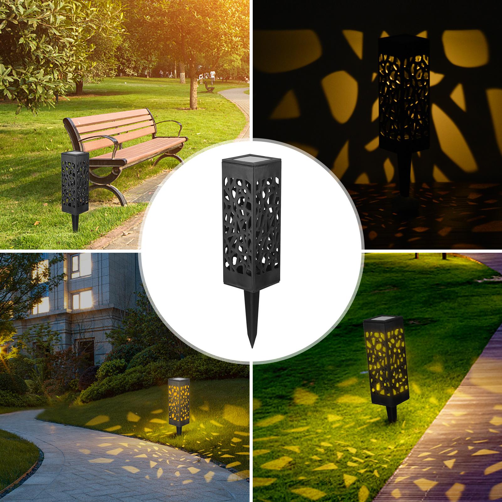 Đèn LED năng lượng mặt trời, màu ấm áp, cảm biến ánh sáng tích hợp tự động bật/tắt