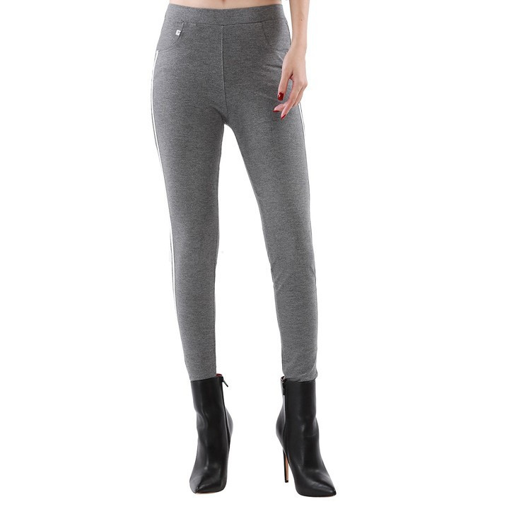 QUẦN LEGGING PHỐI SỌC XÁM 2