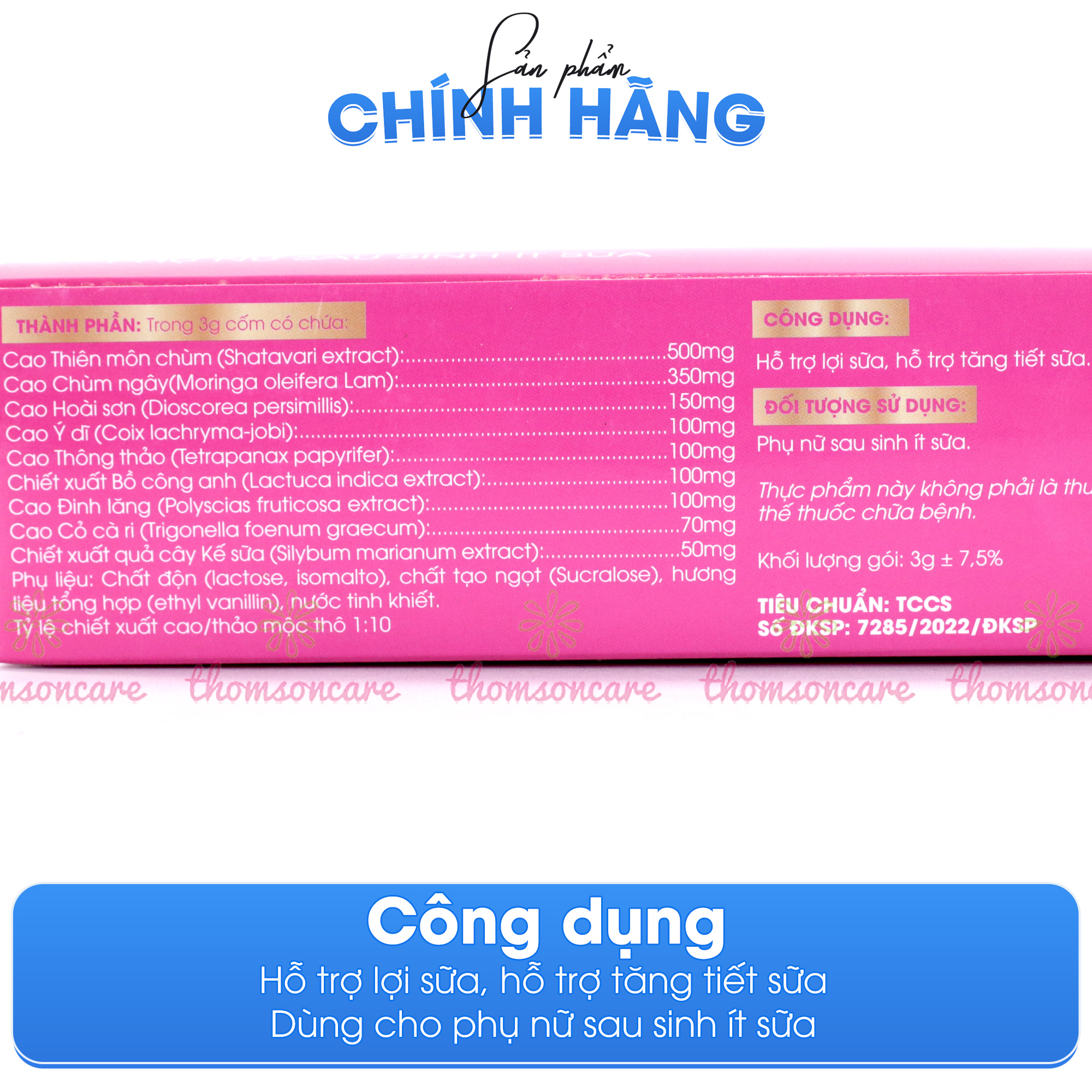 Cốm lợi sữa Sano Sanofia France- giúp lợi sữa, tăng tiết sữa sau sinh cho mẹ ít sữa, sữa loãng từ thảo dược- Hộp 30 gói