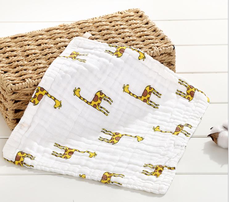 Set 5 Khăn Sữa Xô 6 Lớp Bonny Mềm, Kháng Khuẩn Tự Nhiên - Giao Họa Tiết Ngẫu Nhiên