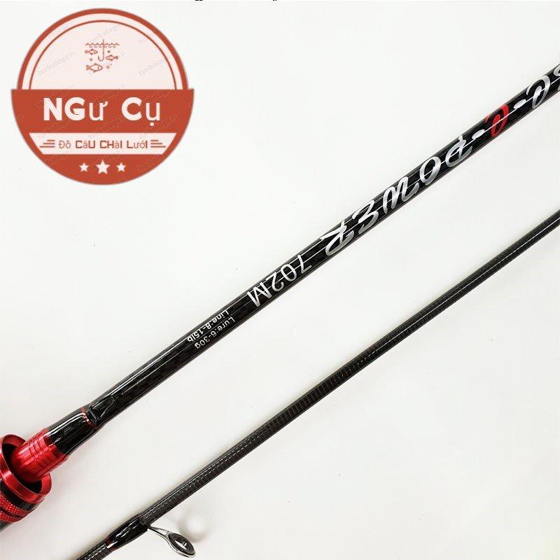 Bộ cần câu lure Máy ngang Rollfish 1.68m - 1.8m - 2.1m - 2.4m + Máy ngang + dây câu lure + bộ mồi như hình