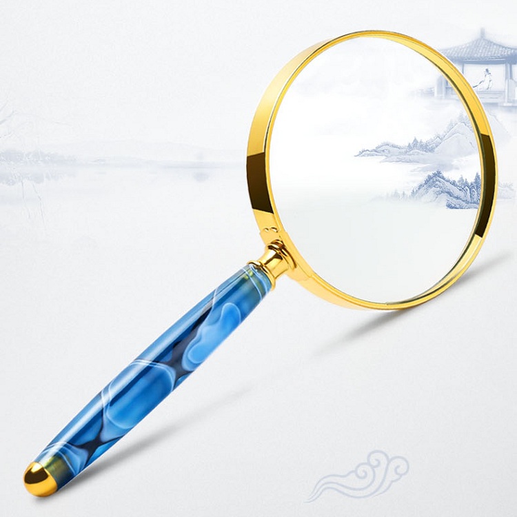 Kính Lúp 6X Cầm Tay 82mm - 01 CHIẾC GIAO MÀU NGẪU NHIÊN