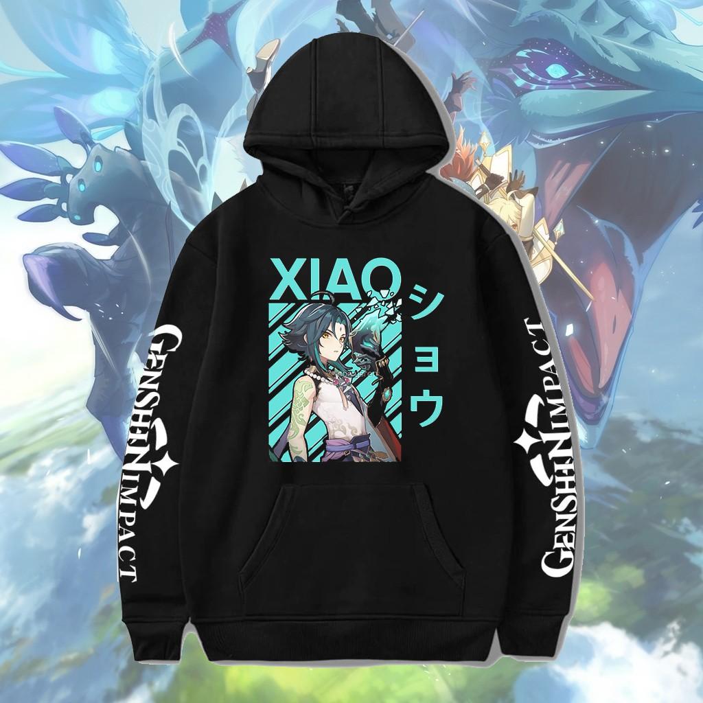 SALE 50%  Áo Hoodie Genshin Impact Xiao giá siêu rẻ