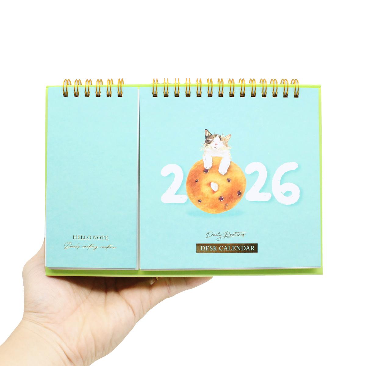 Lịch Bàn Teen Có Note 2026 - Size M - Linh Lan - Mẫu 2