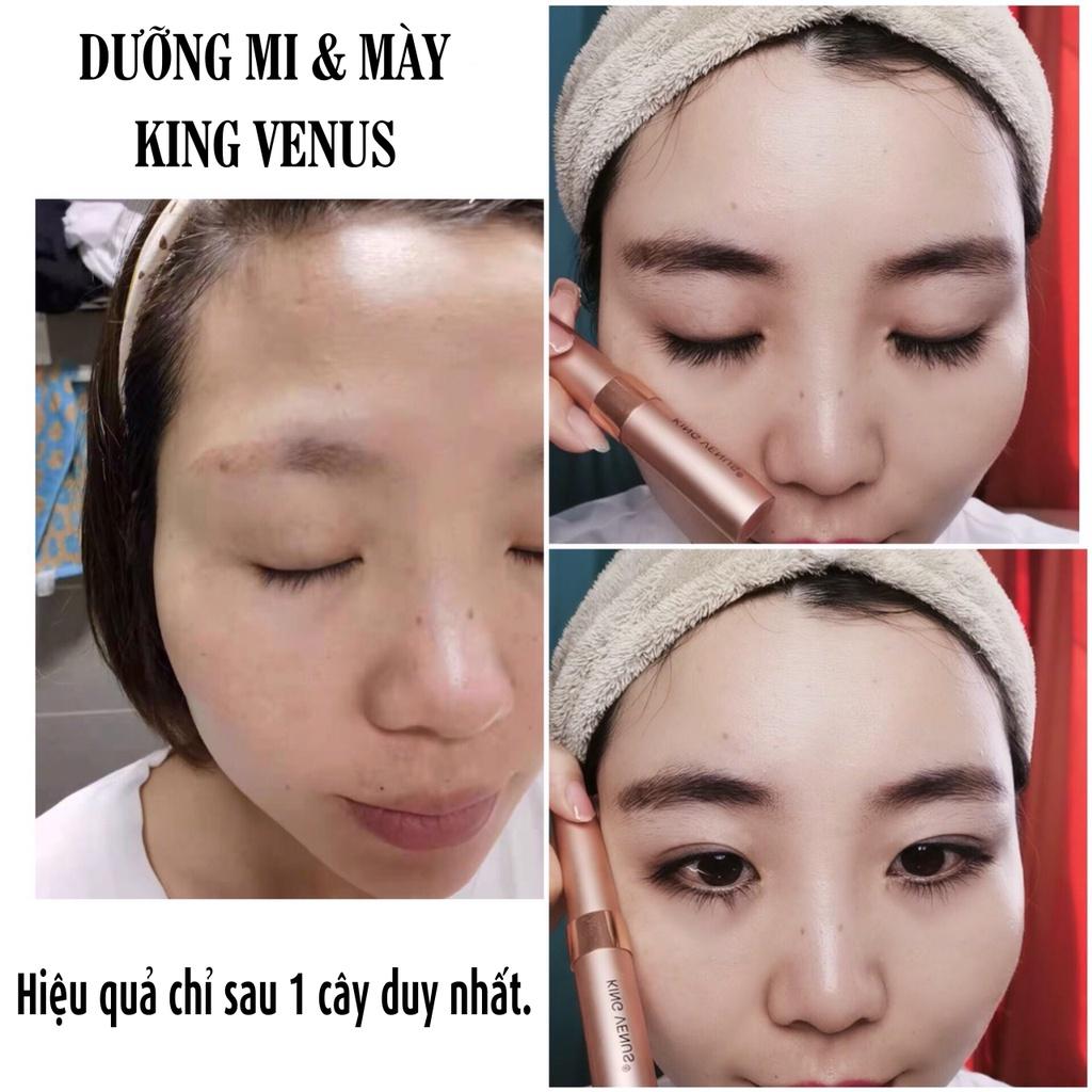 Combo 02 Serum Dưỡng Mi và Mày King Venus: Cung cấp dưỡng chất nuôi dưỡng lông mi và mày. Dưỡng mi dài và dày chỉ sau liệu trình 1 cây. Cam kết hoàn tiền nếu không hiệu quả