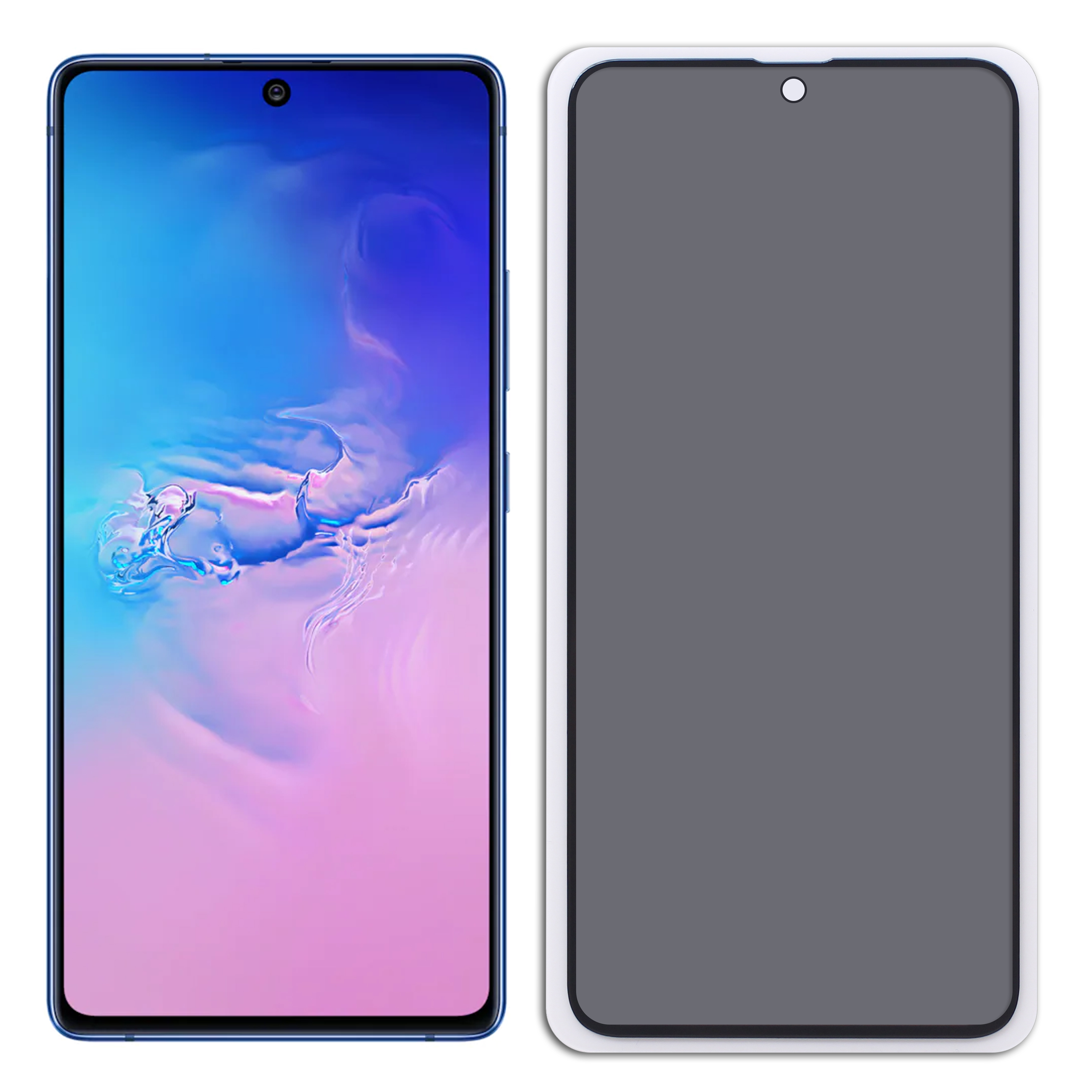 Kính cường lực Chống Nhìn Trộm 9H Dành Cho Samsung Galaxy S10 Lite Full Keo- Handtown- Hàng Chính Hãng