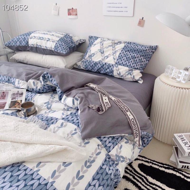Set Cotton Living 100%cotton Hàng Nhập Khẩu Cao Cấp 4 Món