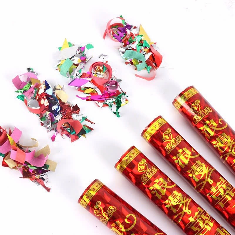 Pháo Phụt Giấy Hoa Đăng Dài 60Cm, Pháo Phụt Kim Tuyến Cho Ngày Lễ Tết, Sinh Nhật