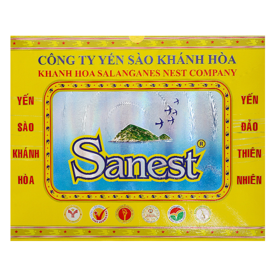 Hộp 6 Hũ Nước Yến Sào Sanest Có Đường (70ml / hũ)