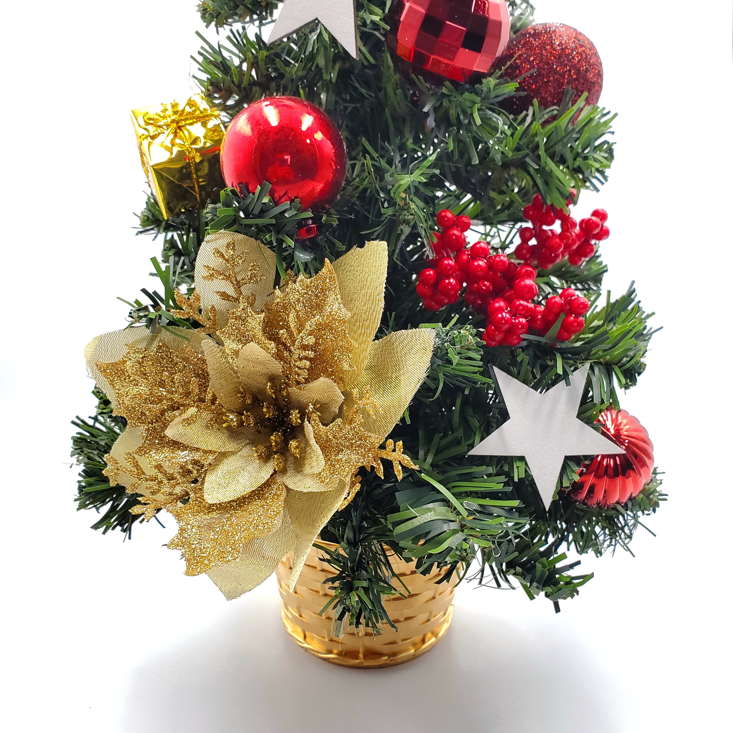 Cây Thông Nhí Để Bàn TL03 40CM Trang Trí Giáng Sinh Có Đèn