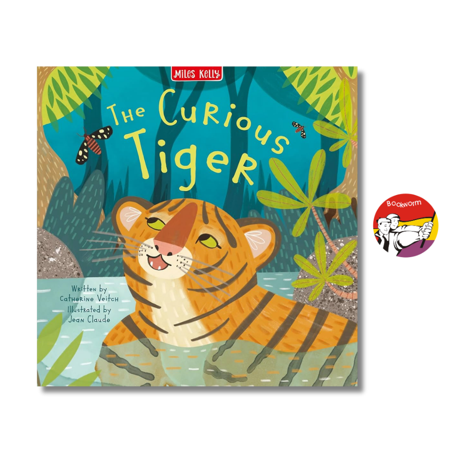 Sách - The Curious Tiger | Miles Kelly Children Book / Ngoại văn Thiếu nhi Bìa cứng / Nhập khẩu