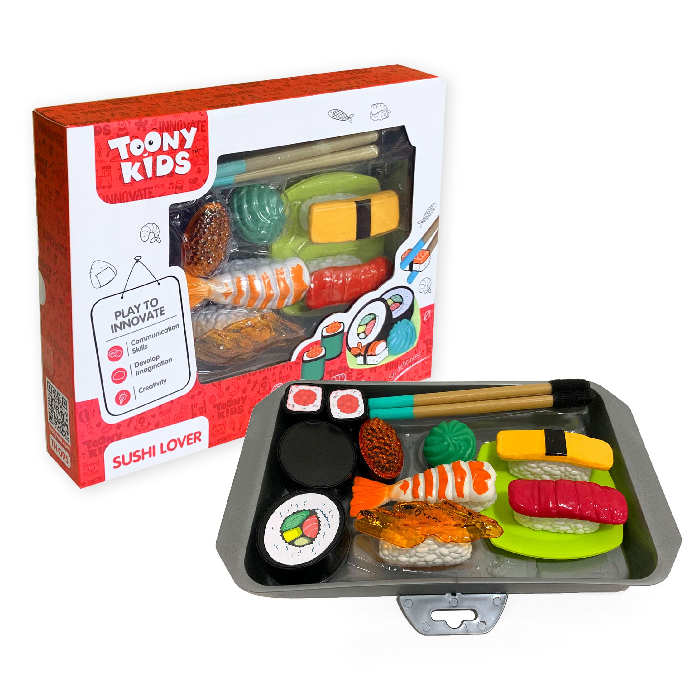 Đồ Chơi Nấu Ăn Sushi TOONYKIDS - Đồ Chơi Nhà Bếp Cho Bé - Sushi Lover TN095