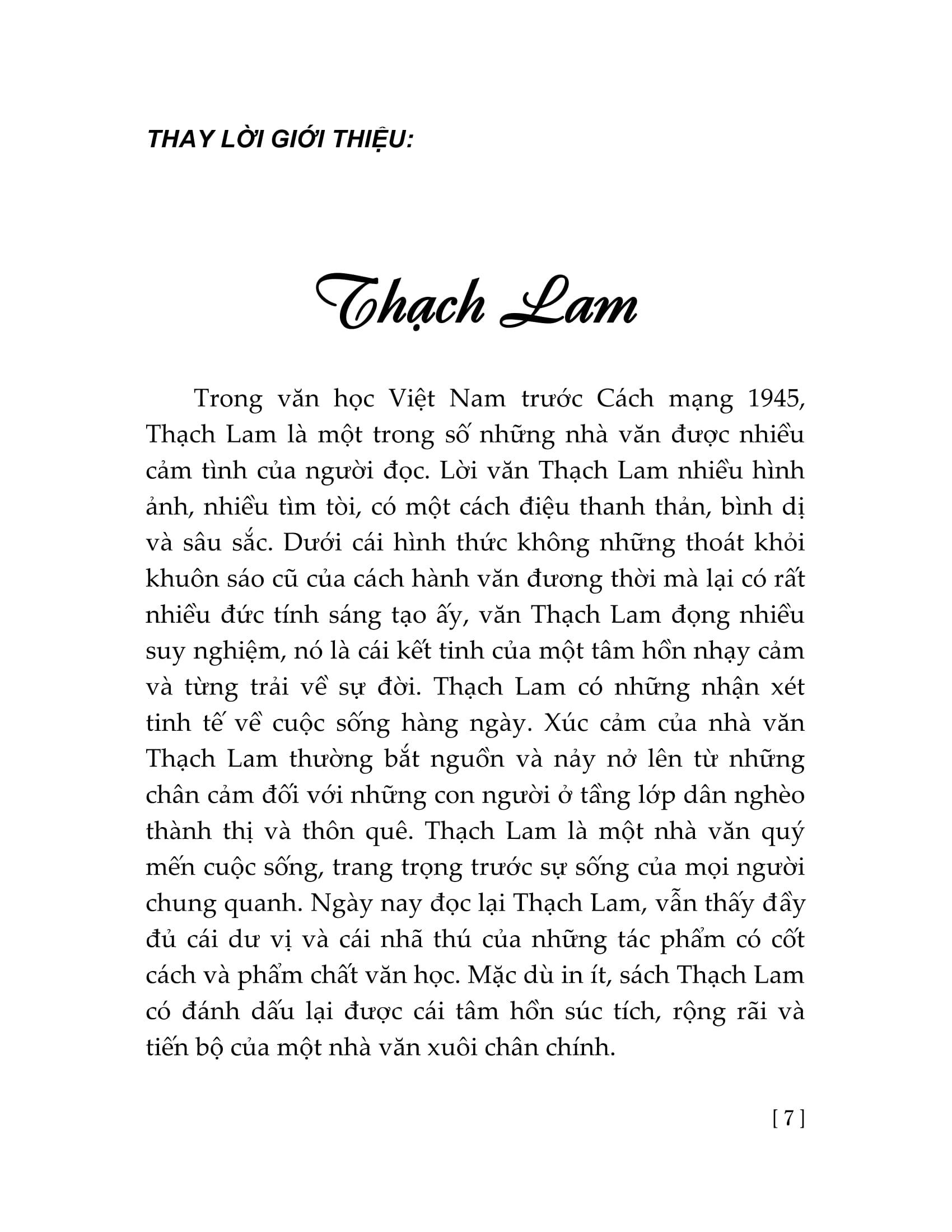 Sách - Tuyển Tập Thạch Lam (Tái Bàn 2025)