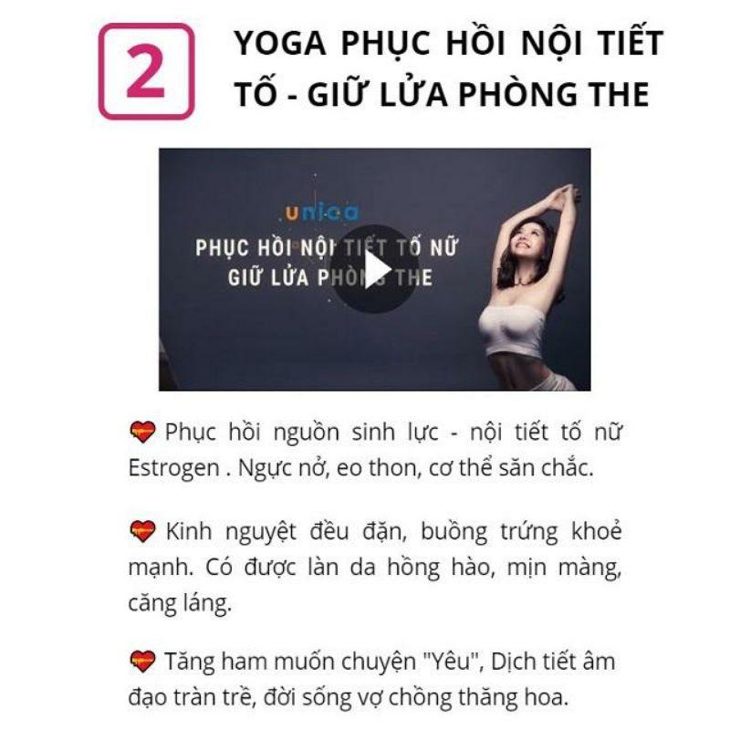 Trọn bộ 6 khóa học YOGA ONLINE NGUYỄN HIẾU tại nhà - DA ĐẸP DÁNG XINH - Tặng khóa EATING CLEAN