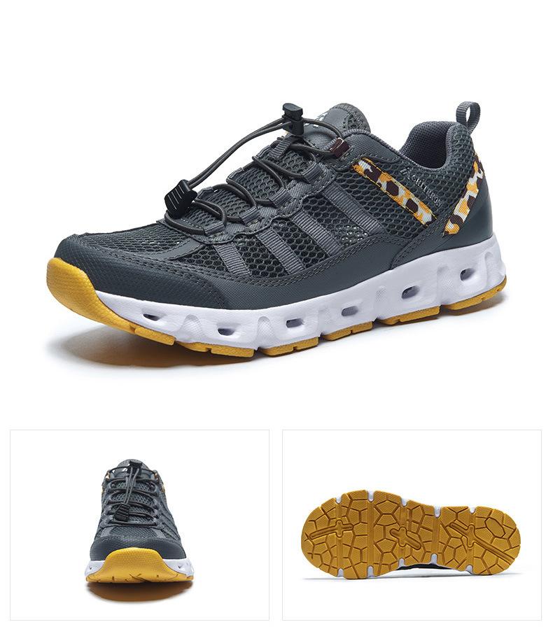 Nam Nữ Thoáng Khí Đi Bộ Đường Dài Giày Lưới Giày Đi Bộ Aqua Giày Đi Bộ Đường Dài Giày Nam Đi Biển Cho Thể Thao Ngoài Trời giày Sneakers Color: Black trekking shoes Shoe Size: 42