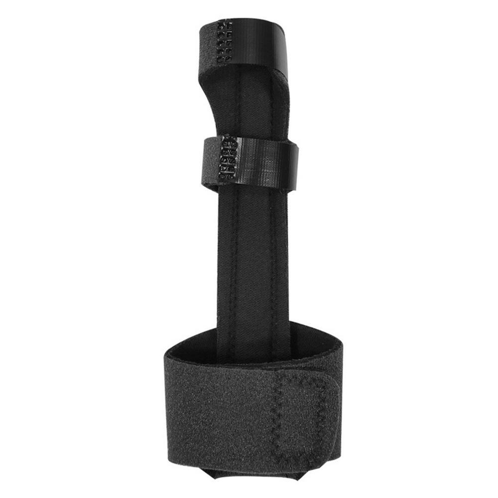 Trigger ngón tay nẹp nhôm dải gãy ngón tay nẹp bảo vệ ngón tay bảo vệ ngón tay cố định cho chỉ số giữa ngón giữa Color: Black