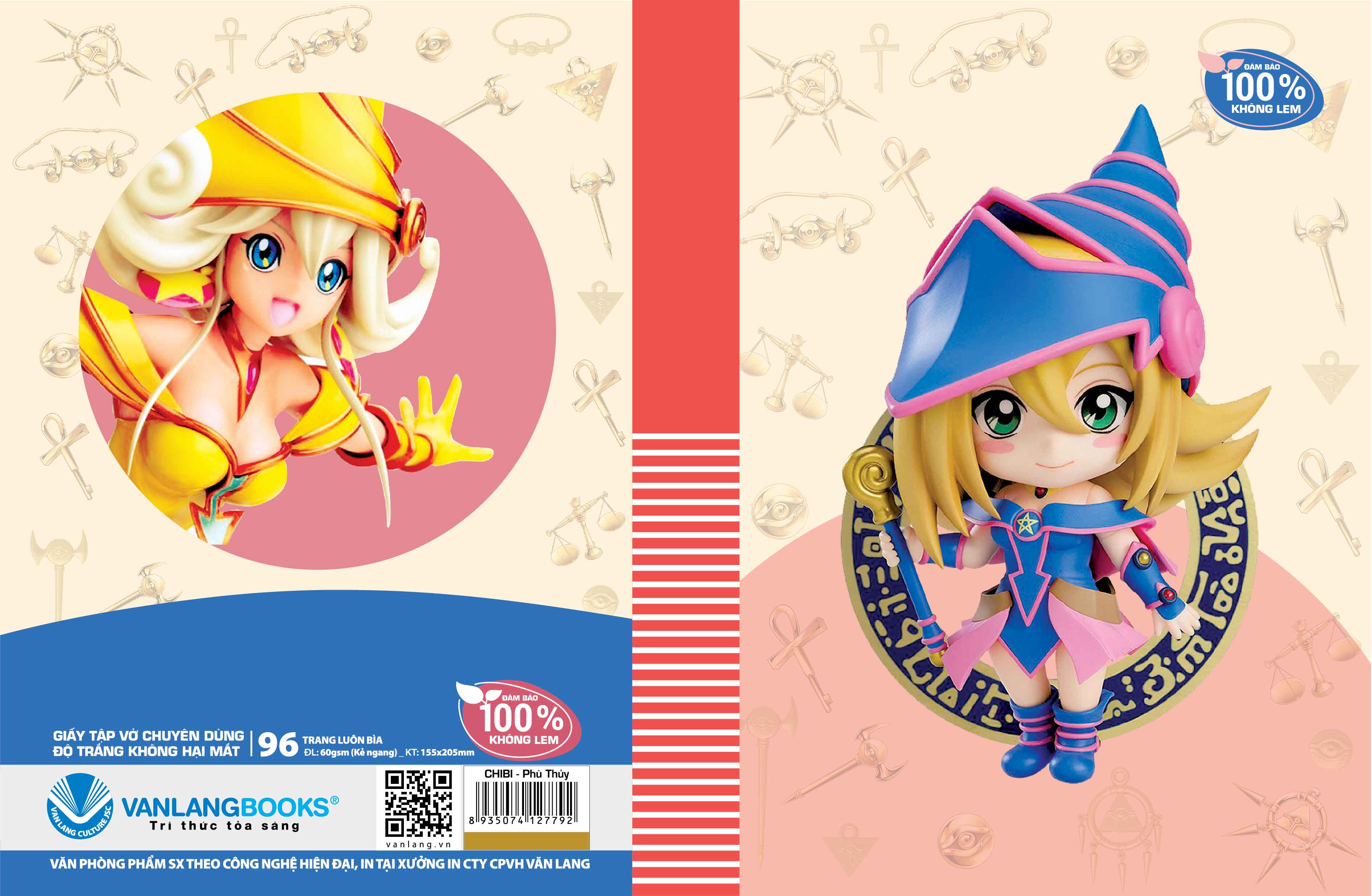 Tập Học Sinh Vanlangbooks 96 Trang Định Lượng 60 KN - Chibi Phù Thủy - Vanlangbooks