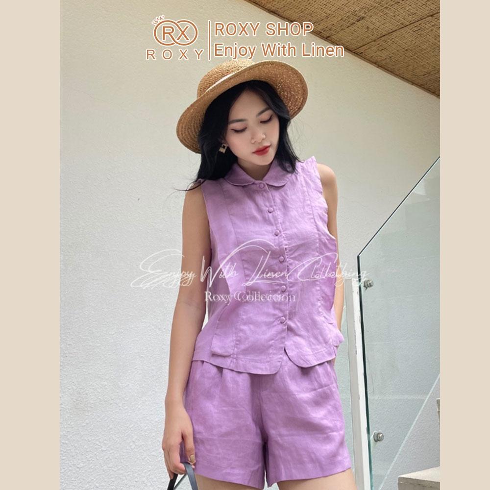 Bộ Sát Nách Bèo Nhún Phối Short, Sang Chảnh