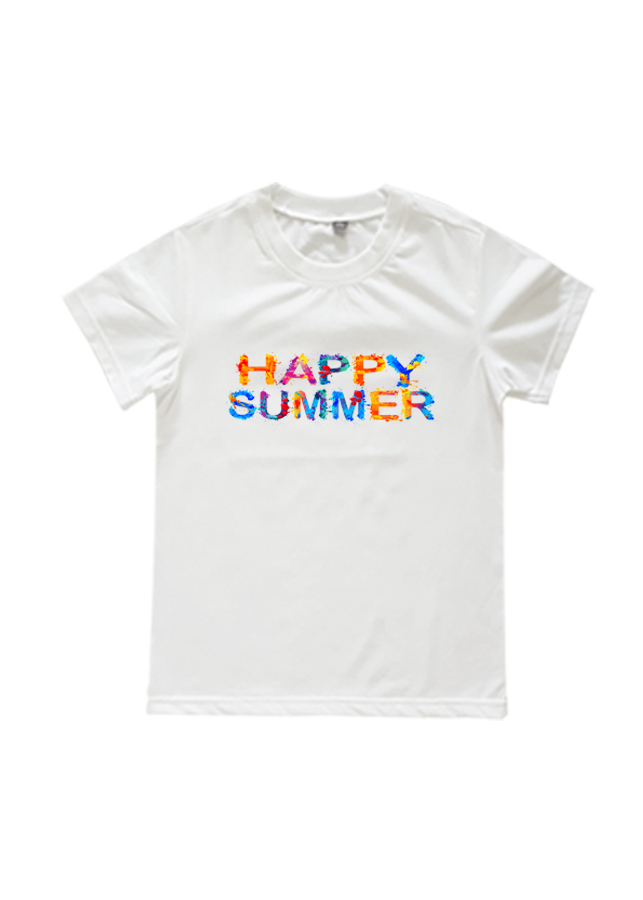 Áo thun nữ in họa tiết happy summer