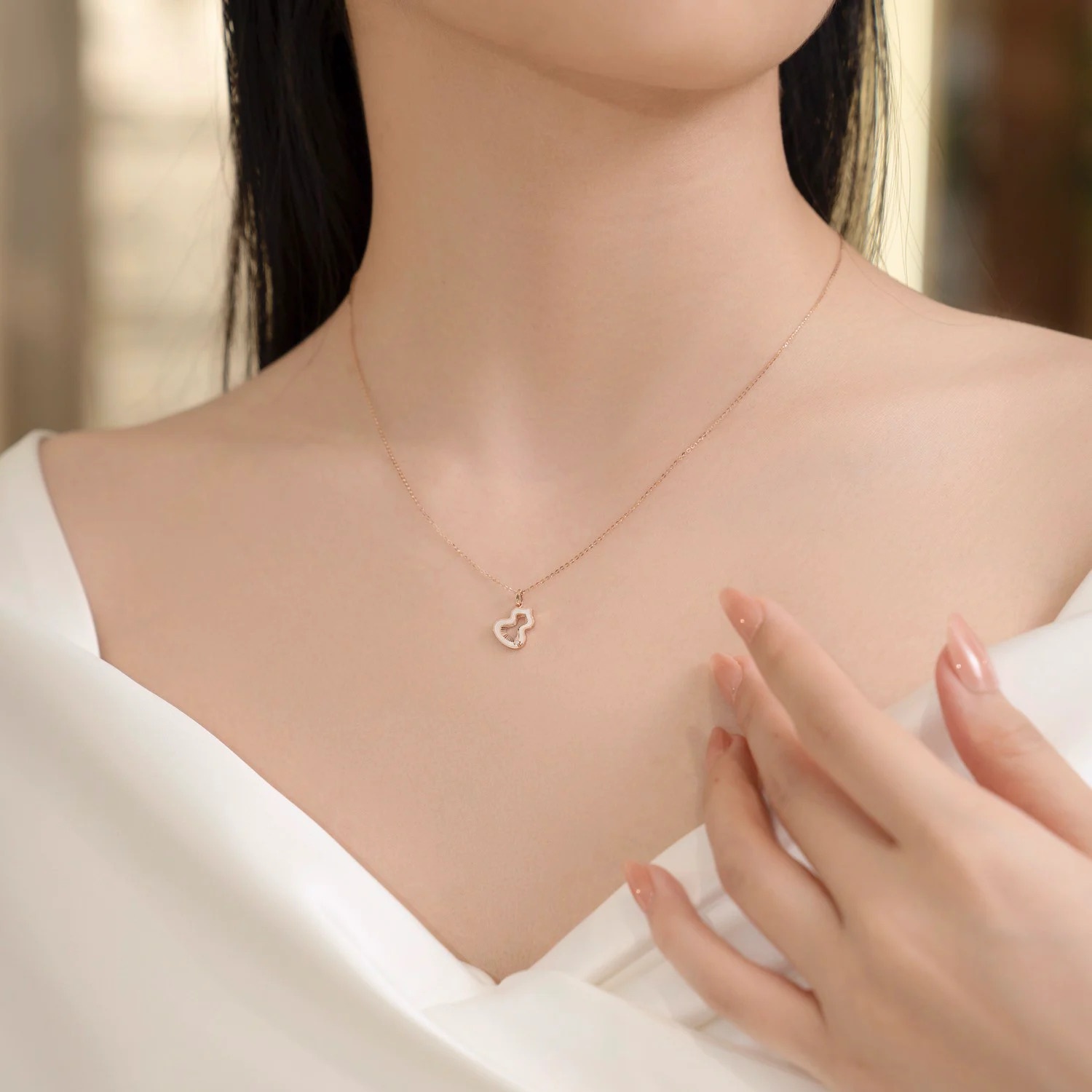 Dây Chuyền Vàng 18K DCZ011 Huy Thanh Jewelry