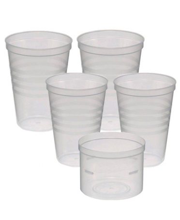 Set 5 cốc nhựa 380ml có nắp úp nội địa Nhật Bản