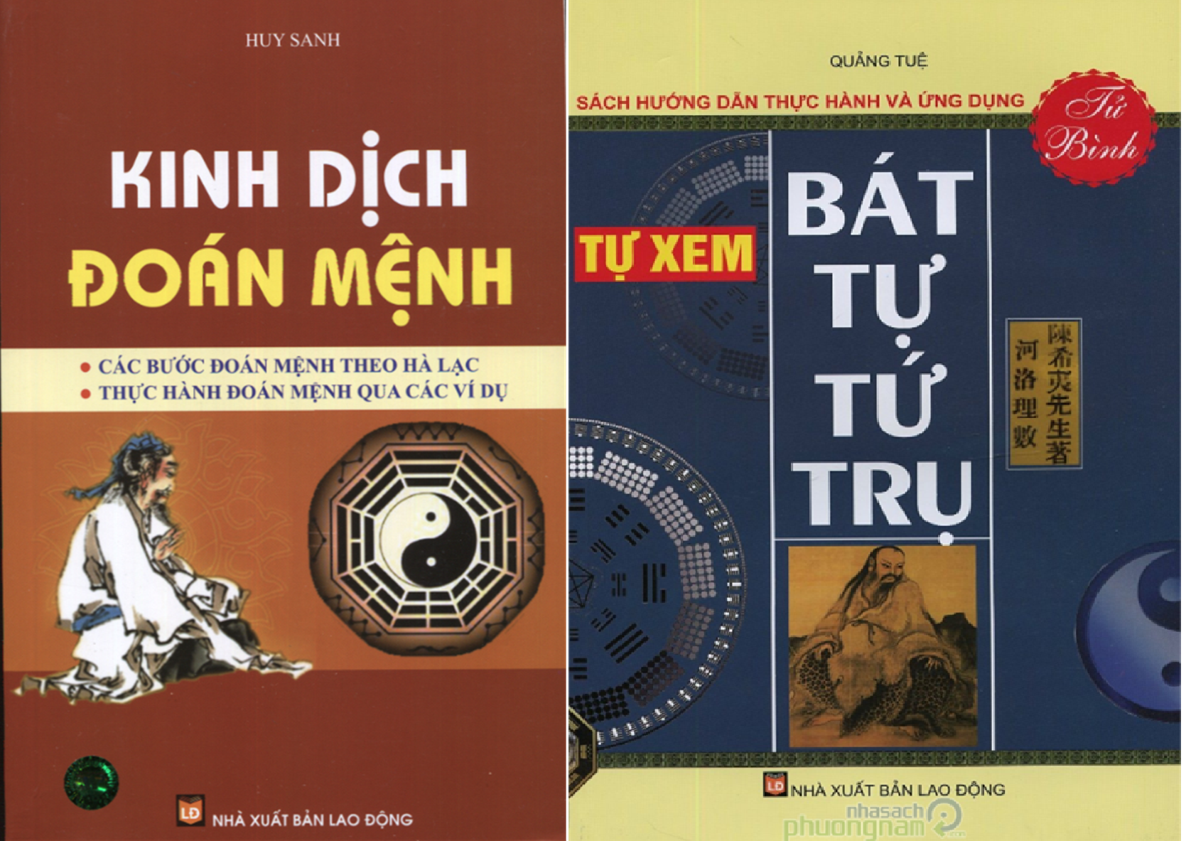 Combo 2 cuốn: Kinh dịch đoán mệnh + Tự xem Bát tự Tứ Trụ