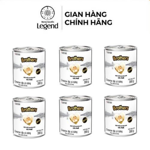 Combo 6 Lon Sữa đặc Brothers Trung Nguyên Legend - Nguyên liệu pha chế cà phê