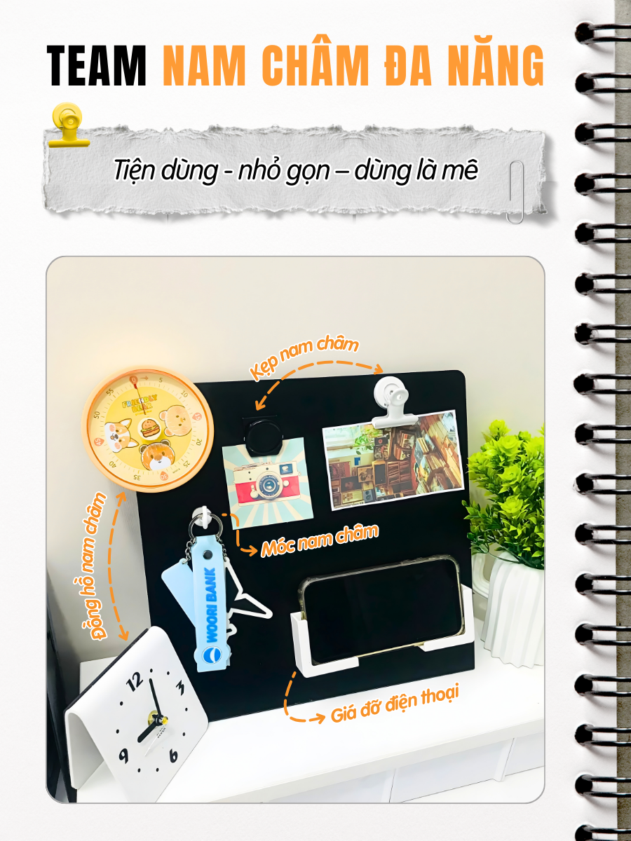 Nam châm Magnet Decor Dola Home – Nhiều mẫu đẹp, hít siêu chắc, trang trí góc học tập, tủ lạnh, quà tặng dễ thương