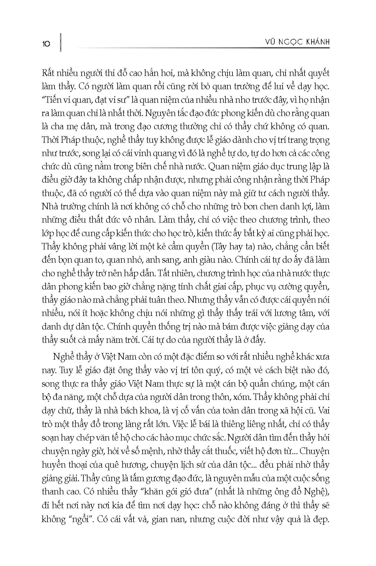 Thầy Giáo Việt Nam 10 Thế Kỷ - Vũ Ngọc Khánh