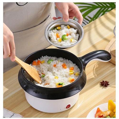 Nồi Lẩu Điện Mini 18cm Đa Năng Có Tay Cầm