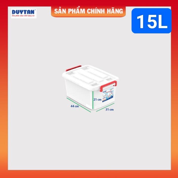 Thùng nhựa có bánh xe Duy Tân 15L