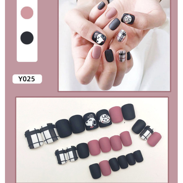 Bộ 24 móng tay giả nail thơi trang như hình