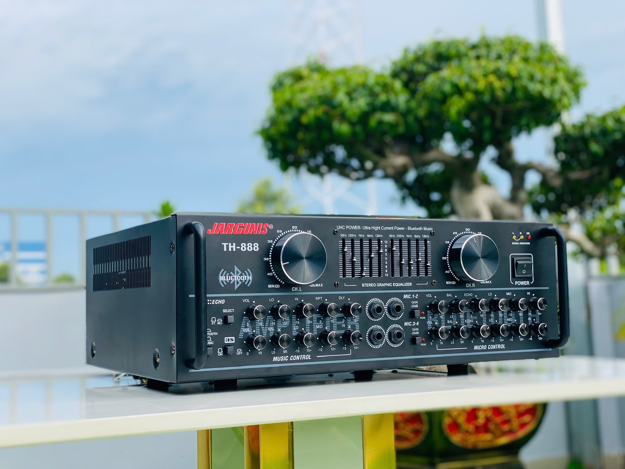 Amply Hát Karaoke Cực Hay MTMAX TH888 Bluetooth Công Suất 900W Cực Đại, 16Ω Chuyên Dùng Hát Karaoke, Nghe Nhac, Hội Trường, Phát Biểu, Hàng Chính Hãng