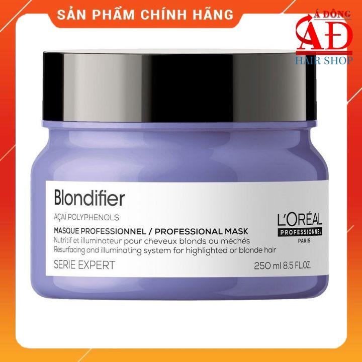 BỘ DẦU GỘI XẢ HẤP DƯỠNG CHĂM TÓC TẨY NHUỘM SÁNG LOREAL BLONDIFIER GLOSS