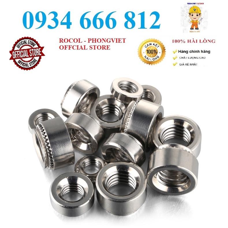 Combo 50c PEM TÁN DẬP M3, M4, M5,M6 INOX 304