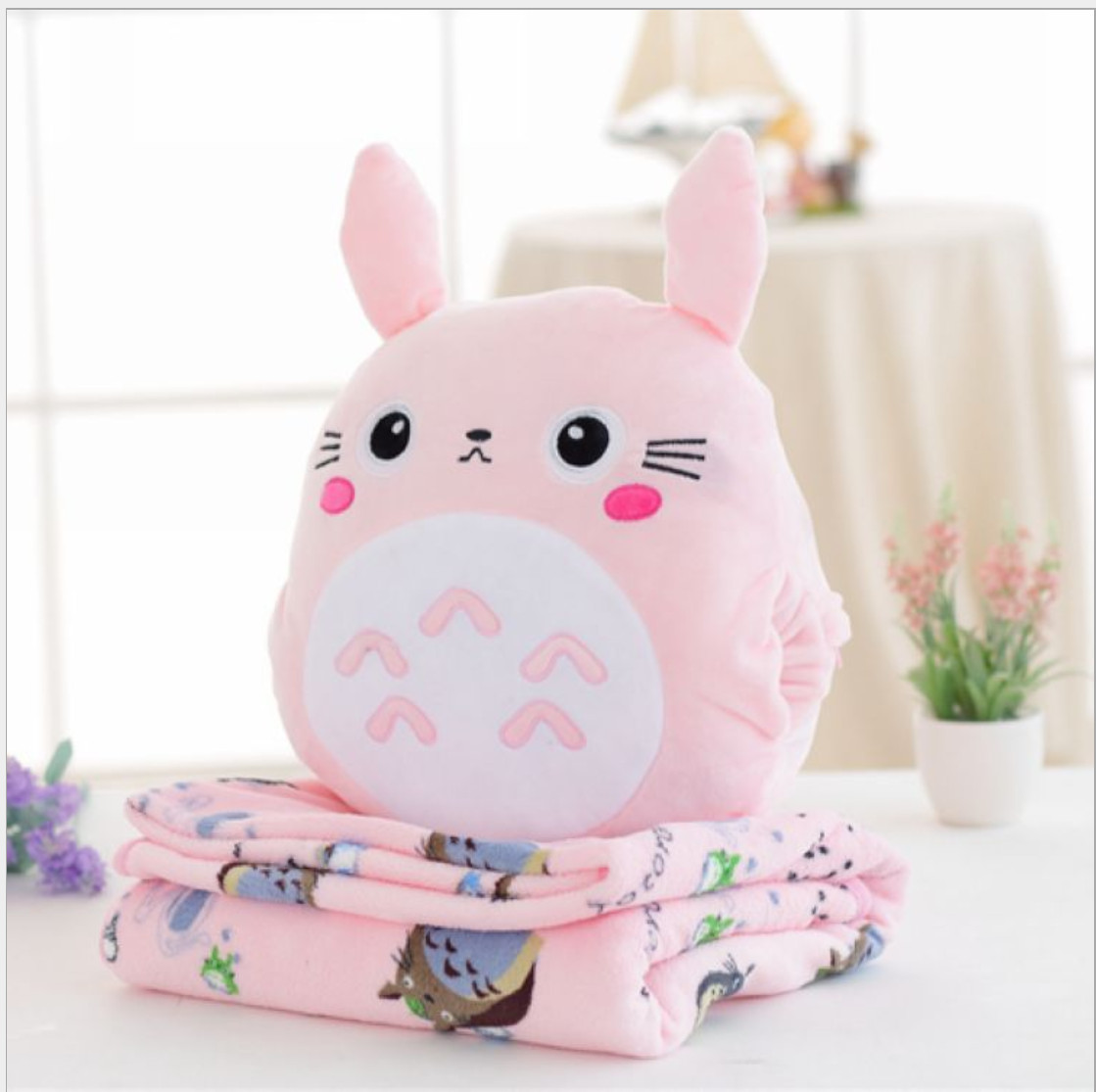 Gối mền Totoro chăn họa tiết