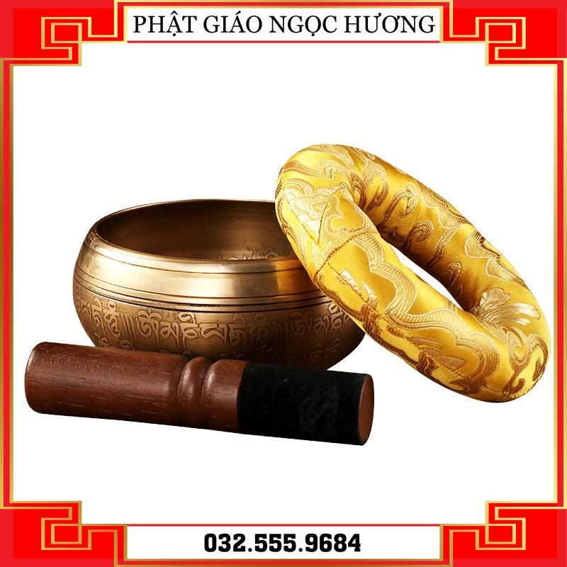 Dùi chuông xoay Nepal - Dùi gỗ bọc da cao cấp - singing bowl