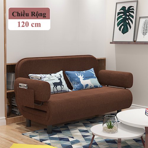 [FREESHIP + TẶNG GỐI] Ghế Sofa Giường Thông Minh Cao Cấp Sang Trọng, Giường Sofa 2 Trong 1 Đa Năng Với 5 Mức Điều Chỉnh Lưng Ghế Có Khóa Kéo Dễ Dàng Tháo Vệ Sinh