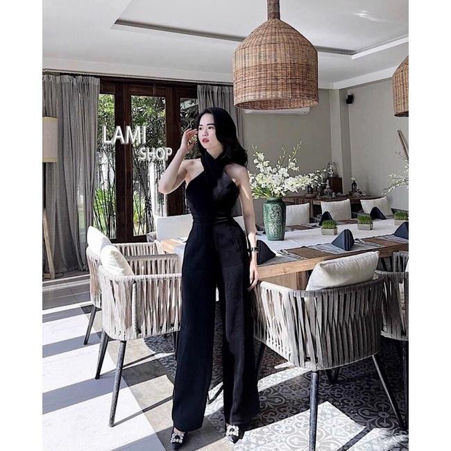 Jumpsuit nữ cổ yếm thiết kế tinh tế nhẹ nhàng cuốn hút cho các nàng kdx