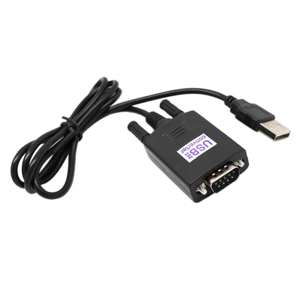 USB 2.0 to RS232 DB9 Serial Adapter for Windows 98/ Se/ ME/ 2000/ XP/Vista