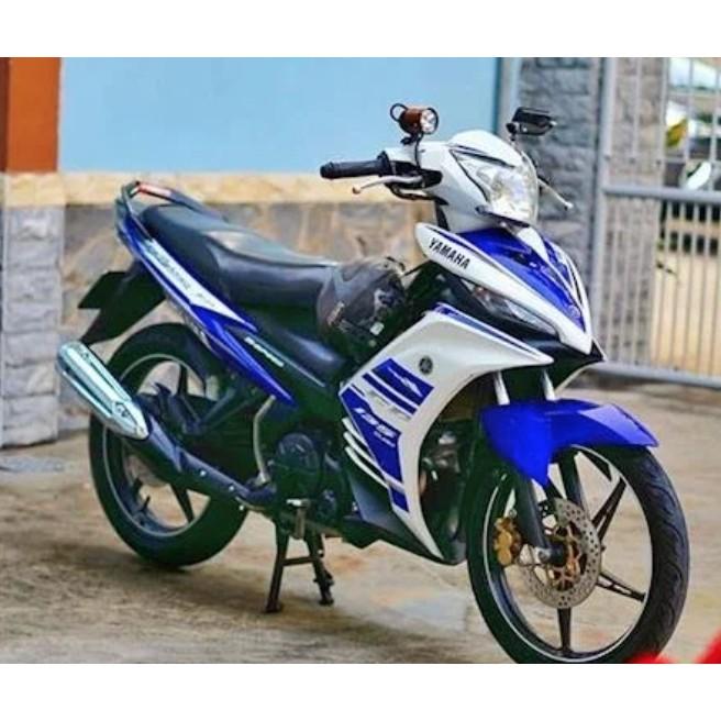 GÁC CHÂN TRƯỚC EX 135 NHÔM ĐÚC, ĐỦ MÀU