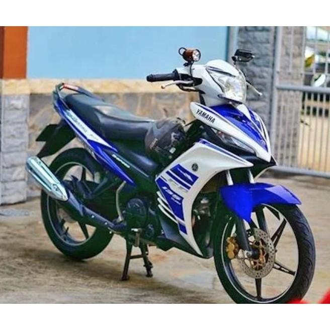 GÁC CHÂN TRƯỚC EXCITER 135 (2011-2014) NHÔM ĐÚC, ĐỦ MÀU