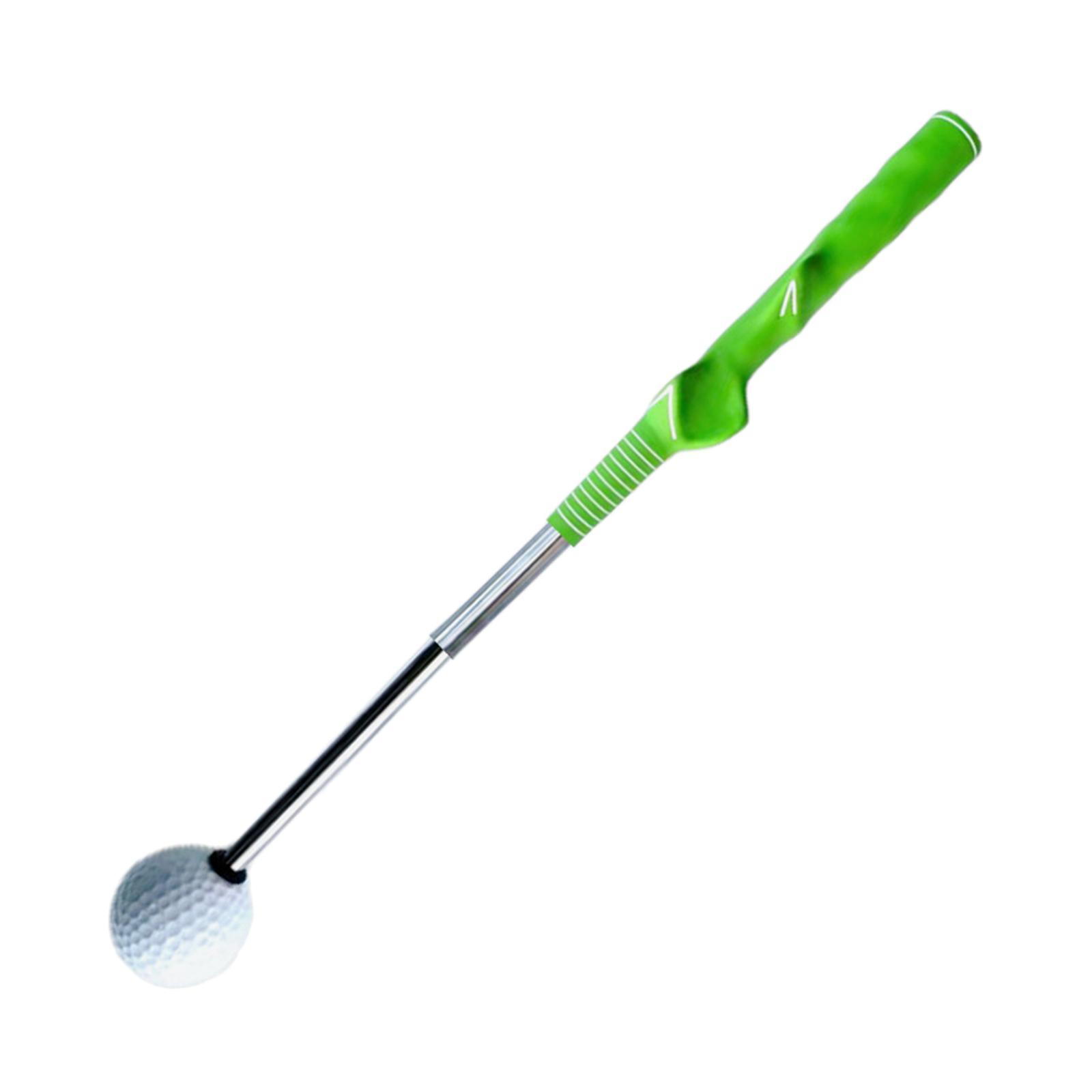 Golf Swing Trainer Aid Training Aid Position Guide Telescopic Warm up Rod Golf Practice for Exercise, Chipping, Unisex, Beginner, Indoor Outdoor