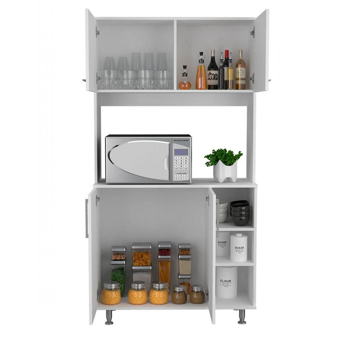 Tủ phòng ăn gỗ hiện đại SMLIFE Darow | Gỗ MDF dày 17mm chống ẩm | D95xR40xC180cm