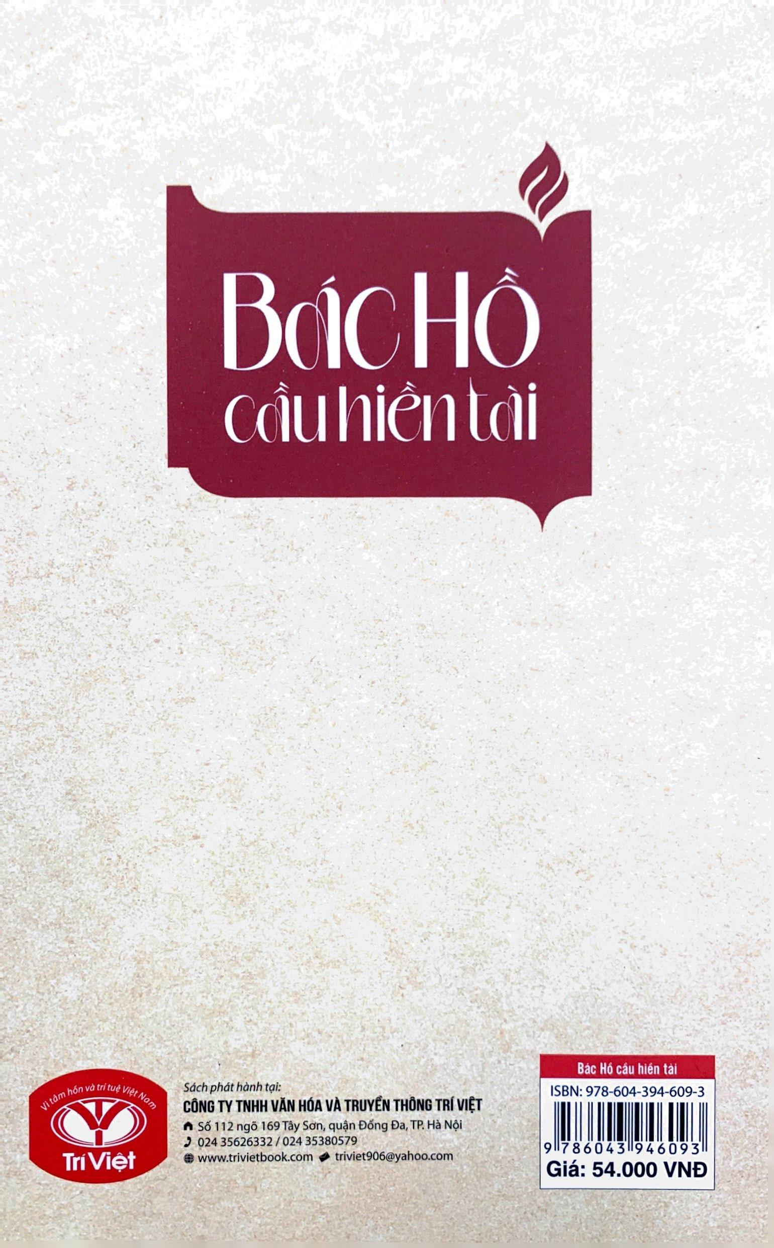 Bác Hồ Cầu Hiền Tài
