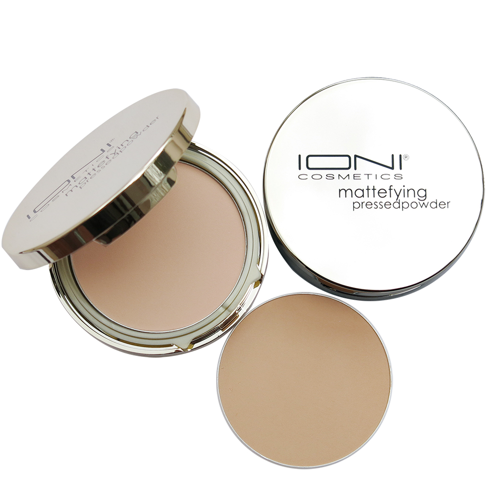 Phấn nền IONI Mattefying Pressed-Powder Foundation SPF50+/ PA+++ 30gr (lớp nền tự nhiên mỏng mịn, lâu trôi, không phai) Hani Peni