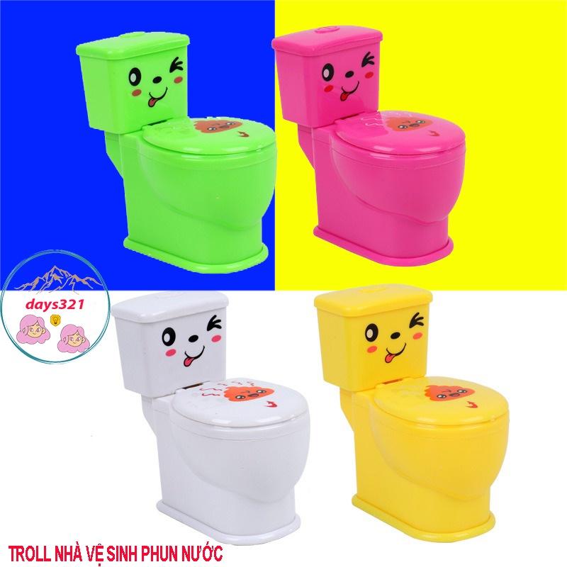 Đồ Chơi Bồn Cầu Phun Nước 3d Vui Nhộn Cho Người Lớn Và Trẻ Em Toilet nhà vệ sinh bắn nước