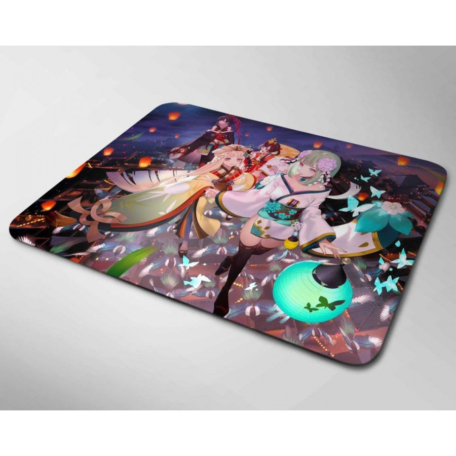 Miếng lót chuột mẫu Anime và Đèn Lồng (20x24cm)