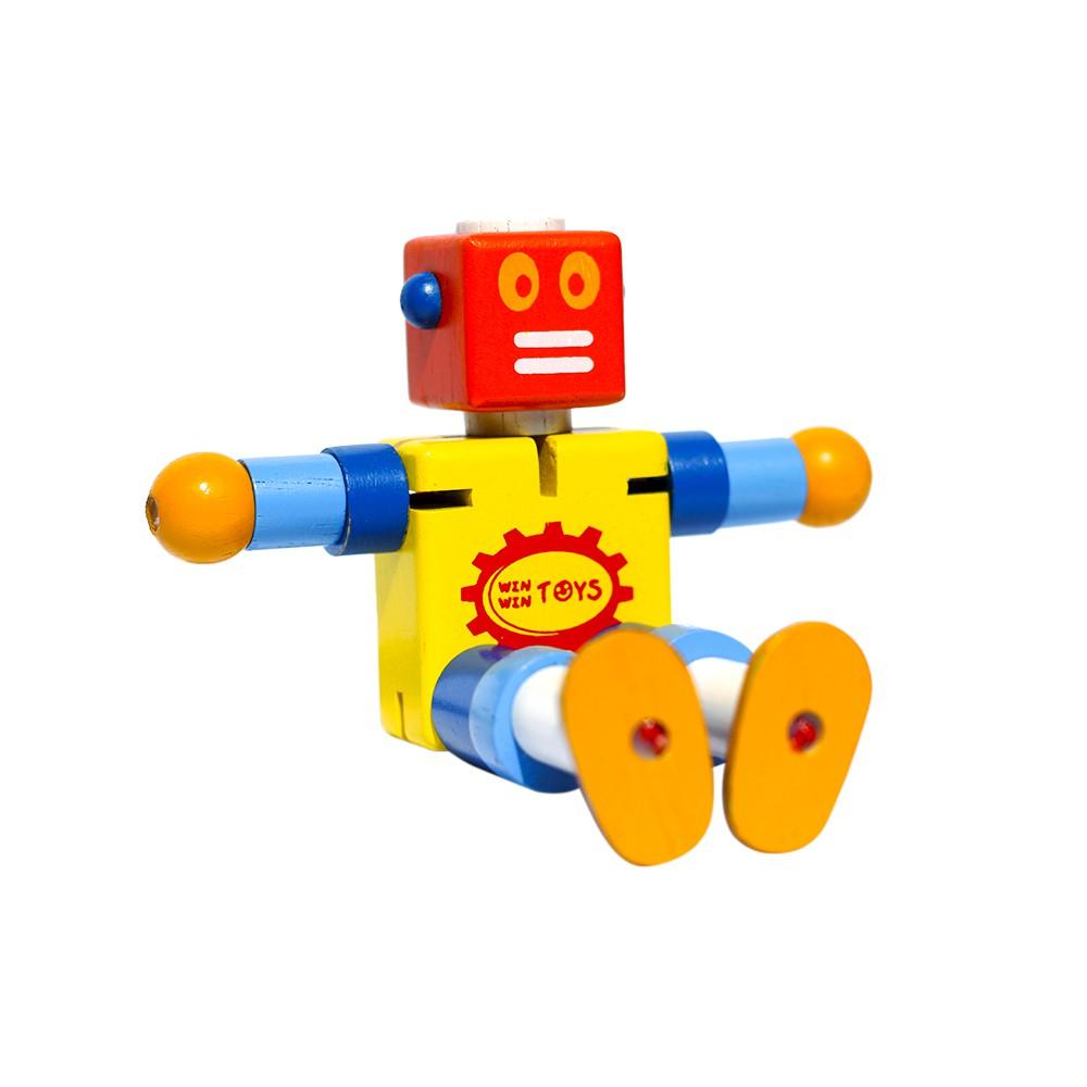 Đồ chơi gỗ Winwintoys - Cậu bé người máy 64052